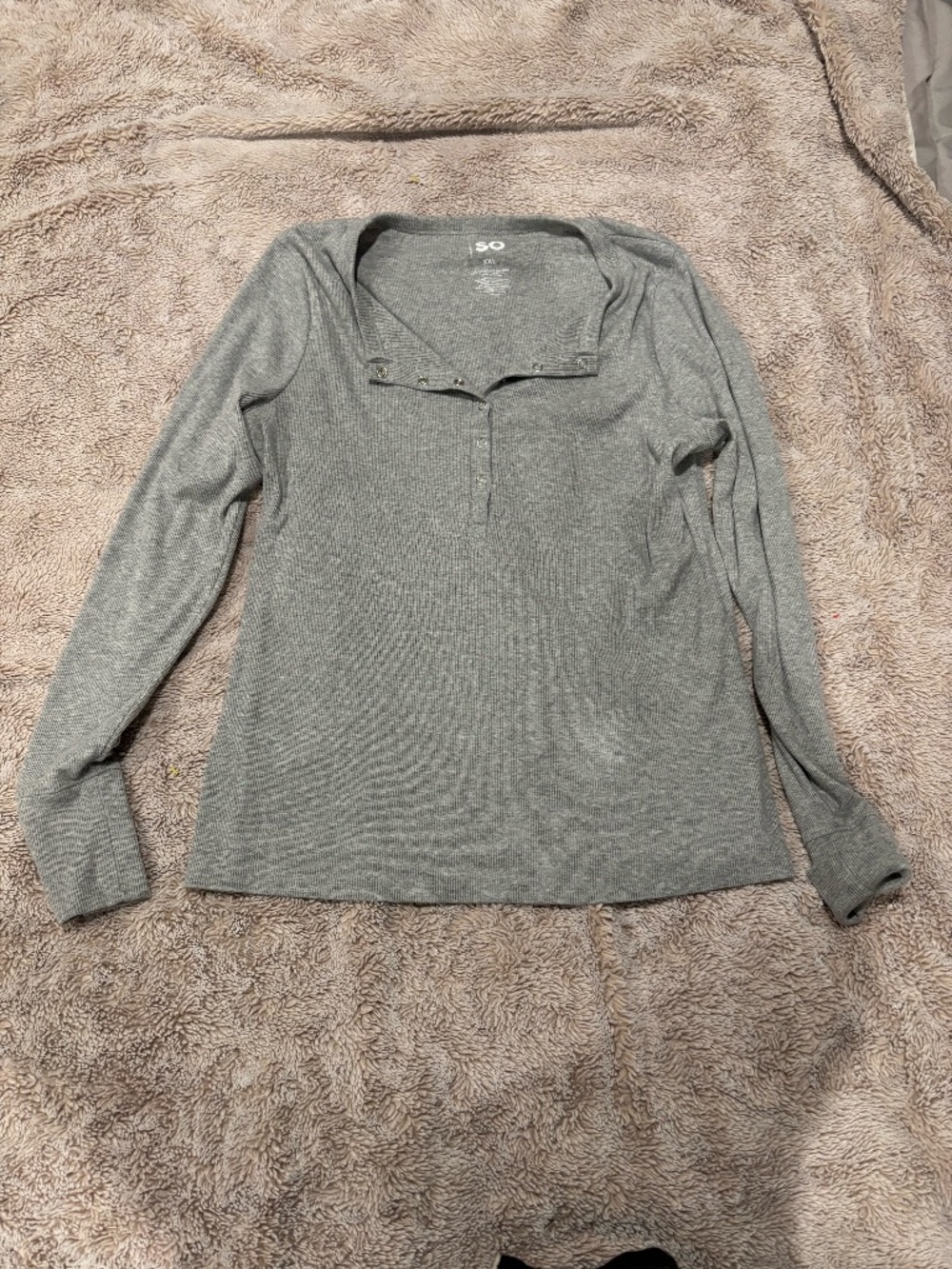 Half Button Long Sleeve